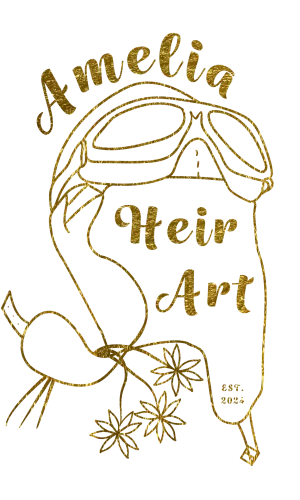 Updated_11_02_2024 Final Logo_Amelia Heir Art Gold Leaf